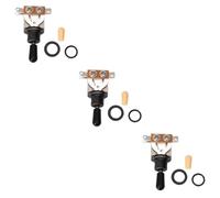 Abaodam 3pcs Level Sound Pick-up for -style Guitar Button Black Switch for Acoustic Guitar Pickup