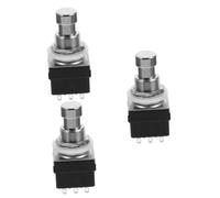 Abaodam 3pcs Light Switch Guitar Pedal Foot Pedal Guitar Accessories Effector Footswitch