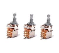 Abaodam 3pcs Long Shaft Push Pull Guitar Potentiometer for Audio Use Accessories