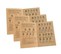 Abaodam 3pcs Mahjong Guidebook Beginner Handbook for Chinese Mahjong Rules and Strategies Quick Reference Manual for Game and Cultural Insights