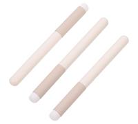 Abaodam 3pcs Makeup Brush Set with Wood and Aluminum Handles, Practical Concealer and Lipstick Brushes for Flaw Concealing and Precise Application, for Everyday Makeup Use