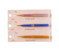 Abaodam 3pcs Makeup Tool Beauty Brush Set Synthetic Fiber Pu Metal Convenient Even Application Cosmetic Brushes for Ladies and Personal Use Daily Use Random Color