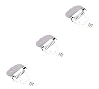 Abaodam 3pcs Mandolin Guitar Tailpiece Bridge Scalloped Metal for Easy Tuning String