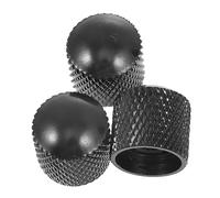Abaodam 3pcs Metal Guitar Volume Knobs Bass Volume Knobs Electric Guitar Bass Accessories Guitartools