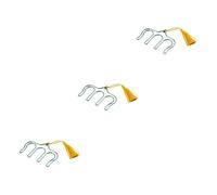 Abaodam 3pcs Metal Music Book Clip and Page Holder Hollow Design for Piano and Guzheng Practical Music Support for Easy Reading Green