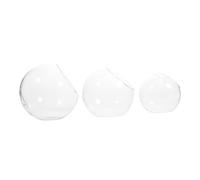 Abaodam 3pcs Micro Landscape Bottles with Opening Moss Vase Terrarium Containers for Succulent and Air Plant Miniature Gardens Home and Office Decoration