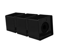 Abaodam 3pcs Microphone Banner Cube Abs Interview Mic Logo Station for News Reporting and Ktv Interviewing Microphone Banner Stand