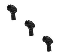 Abaodam 3pcs Microphone Clip U Type Mic Stand Clip for Mic and Wireless Holder Clamp for Handheld Use Stand