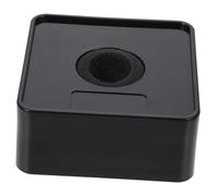 Abaodam 3pcs Microphone Logo Station Microphone Flag for Reporters Abs Material Shock Mount Pop Filter Useful in Interview Stands