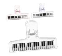 Abaodam 3pcs Music Book Clip: Transparent Acrylic Page Holders For Piano/guitar/violin/reading Books - Piano Music Score Clips For Students And Musicians