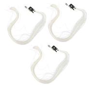 Abaodam 3pcs Natural Violin Bow Hair Replacement for Violin Horse Hair Instrument Supply for Bow String Maintenance