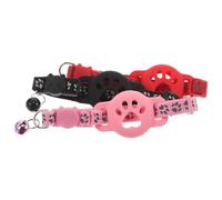 Abaodam 3pcs Pet Tracking Collar Dog Kitten Safety Band Bell Reflective for Puppy Tracking Holiday Occasions