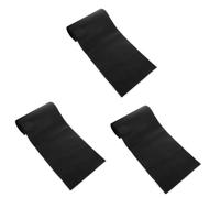 Abaodam 3pcs Piano Keyboard Cover and Dustproof Piano Protector Cloth for Electric and Pu Material Black Fits