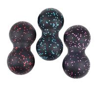 Abaodam 3pcs Portable Epp Peanut Shaped Massage Ball for Back and Leg Muscle Relief, Easy to Carry Mini Massage Tool for Trigger Point Therapy and Deep Tissue Relaxation