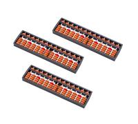 Abaodam 3pcs Portable Traditional Arithmetic Abacus for Lightweight Educational Counting for Mental Math Training and Brain Development in Kindergarten
