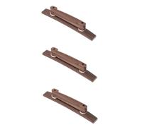 Abaodam 3pcs Practical Height Guitar Bridge for Jazz Instruments Wooden Saddle for Acoustic Guitars Replacement Accessory for Musicians