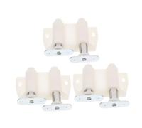 Abaodam 3pcs Push to Open Magnetic Latch for Cabinet Doors Invisible Handle Design Automatic Rebounding Lock for Closet and Kitchen Use Effortless Push Mechanism for Easy Access