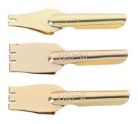 Abaodam 3pcs Replacement Nibs Fountain Pen Nibs for Adults Beginners Golden Copper Smooth Writing Not Easy to Crack Calligraphy and Painting Supplies