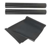 Abaodam 3PCS Reptile Terrarium Mat 40x100cm Waterproof Substrate Liner for Bearded Dragon Leopard Gecko, Black Washable Anti-Slip Flooring Mat for Lizard Tank
