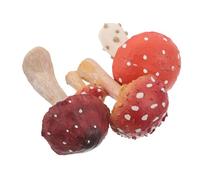 Abaodam 3pcs Resin Mushroom Garden Statues Outdoor Lawn Decor for Flowerpots Bonsai Landscape Micro Decorations Weather Resistant Resin Forest Figurines