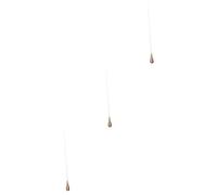Abaodam 3pcs Resin Orchestra Conducting Baton White Durable Music Conductor Stick for Concert Performance with Comfortable Long Handle Balanced Baton for Teachers and Students