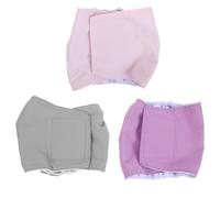 Abaodam 3pcs Reusable Washable Male Dog Belly Bands with High Absorbency Core Comfortable Breathable Diapers for Incontinence Potty Training for Indoor and Outdoor Use