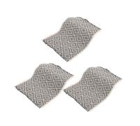 Abaodam 3pcs Scale Miniature Dollhouse Area Rugs Geometric Floor Mats for Dollhouse Living Furniture Accessories for Collectors