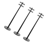Abaodam 3pcs Scale Telecommunication Accessories for Train and Sand Table Design