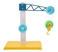 Abaodam 3PCS Simple Machine Pulley Model for Educational Learning Safe Pulley System for Classroom Physics Experiments Enhances Work Force and Energy Concepts Develops Hand Random Color