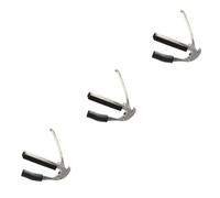 Abaodam 3pcs Simple Rubber Guitar Capo Portable Metal Multi Functional Capo for Acoustic Guitar Tuning Accessory