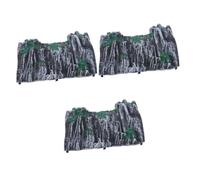Abaodam 3pcs Simulation Train Tunnel Cave Prop Toy Model Railway Scenery Decorative Tunnel for Playing Train Scene Accessory