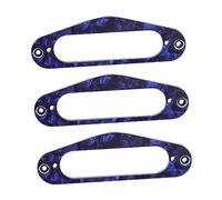 Abaodam 3pcs Single Pickup Frame Guitar Pickup Frame Mounting Ring for Electric Guitar Accessories Blue