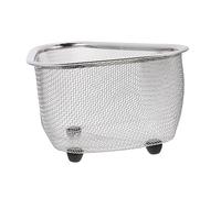 Abaodam 3pcs Sink Corner Basket Sink Strainer Dish Drying Rack Multi Purpose Colander for Dish Drainer Vegetable Washing Fruit Washing Kitchen