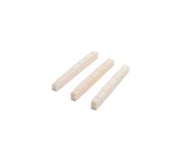 Abaodam 3pcs Slotted Guitar Bone Nuts 6-string Electric Bass Guitar Parts Instrument Accessories Dj25 Ivory for Replacement