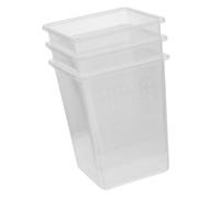 Abaodam 3Pcs Small Reptile Enclosure Boxes for Spiders Tarantulas and Small Pets Weather-resistant Transparent Habitat Containers for Lizards Frogs Snails and Corn Snakes