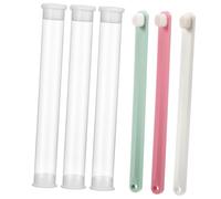 Abaodam 3pcs Soft Bristle Pet Toothbrush for Cats for Gentle Cleaning Multi-Color Options for Vibrant Oral Care