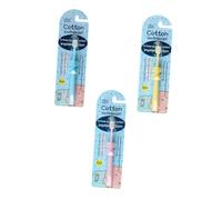 Abaodam 3pcs Soft Bristle Toothbrushes for 2-8 Years Old, Manual Toothbrush Set Elephant Design, Gentle Gum Care for in Mixed Pink, Yellow, and Blue Colors