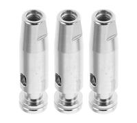 Abaodam 3pcs Stainless Steel Epee Practice Tips for Fencing Blades Replacement Points for Outdoor Training and Competition Fit for Major Brands Quick-install Wear-resistant Design