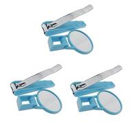 Abaodam 3pcs Steady Nail Clipper Trimmer Magnifying Glass Essential Nail Tools for Care Suit for Cuticle Trimming