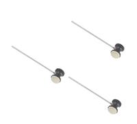 Abaodam 3pcs Sturdy Bass Drum Pedal Handle Felt Stainless Steel Drum Accessories for Bass