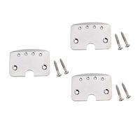 Abaodam 3pcs Tailpiece Mounting Screws Tailpiece Kit for Electric Guitar Easy Install Cigar Box Guitar Mount String