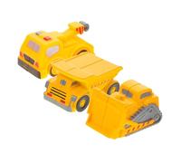 Abaodam 3Pcs Take Apart Vehicles Set Includes Dump Truck Cement Mixer Crane Safe Outdoor Construction for Enhances Fine Motor Skills Imagination