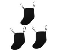 Abaodam 3pcs Thick Plush Shoulder Pad Violin Shoulder Rest Full Black Rest for Fiddle Strap