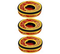 Abaodam 3pcs Tibetan Tingsha Bells Sleeve Bell Storage Case Beautiful Craftsmanship for Meditation and Outdoor Activities Random Accessories