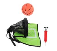 Abaodam 3pcs Trampoline Basketball Hoop Mini Balls Pump Accessories for Outdoor Sports Quick Setup Team Building Interactive Play for Games
