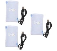 Abaodam 3pcs Travel Portable Insulated Bottle Warmer USB Nursing Bottle Heater for Go Feeding Compatible Power Banks and Laptops Efficient Heating