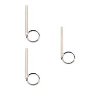 Abaodam 3pcs Trumpet Accessories Metal Slide Finger Ring Replacement Part for Trumpet Cornet Easy to Use
