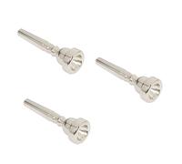 Abaodam 3pcs Trumpet Replacement Trumpet Mouthpiece Silver Designed for Professional Use for Players
