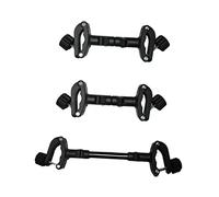 Abaodam 3pcs Twin Baby Stroller Connectors Lightweight Iron Plastic Pram Linkers for Outdoor Use Compatible with Single to Double Stroller for Families with Two Boys and Girls