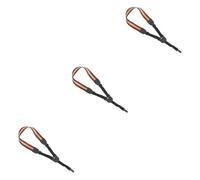 Abaodam 3pcs Ukulele Strap Adjustable No Drill Belt for Ukulele Guitar Neck Instrument Accessory Adult Practice Playing Random Color